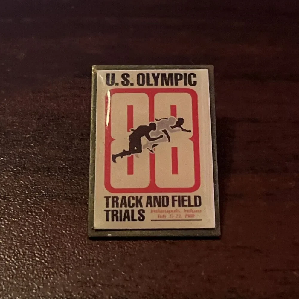 1996 Atlanta Olympics Track & Field Trials Lapel Hat‎ Pin